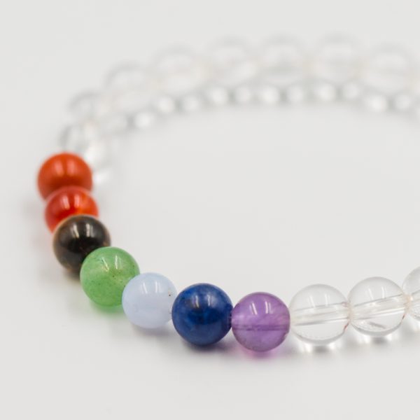 bracelet 7 chakras “upeksaṢĀ“ cristal de roche