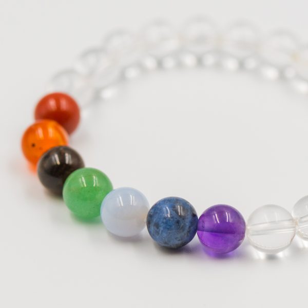 bracelet 7 chakras “upeksaṢĀ“ cristal de roche